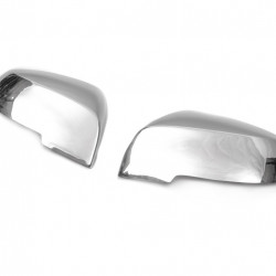 Накладки на дзеркала (2 шт, нерж.) Carmos для BMW X1 E-84 2009-2015рр