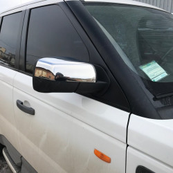 Накладки на дзеркала (2 шт, нерж) Carmos - Турецька сталь для Range Rover III L322 2002-2012 рр