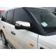 Накладки на дзеркала (2 шт, нерж) Carmos - Турецька сталь для Range Rover III L322 2002-2012 рр