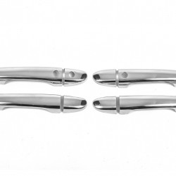 Накладки на ручки (4 шт, нерж) З чіпом, Carmos - Турецька сталь для Mazda 6 2008-2012 рр