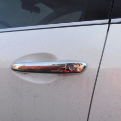 Накладки на ручки (4 шт, нерж) З чіпом, Carmos - Турецька сталь для Mazda 6 2012-2018 рр