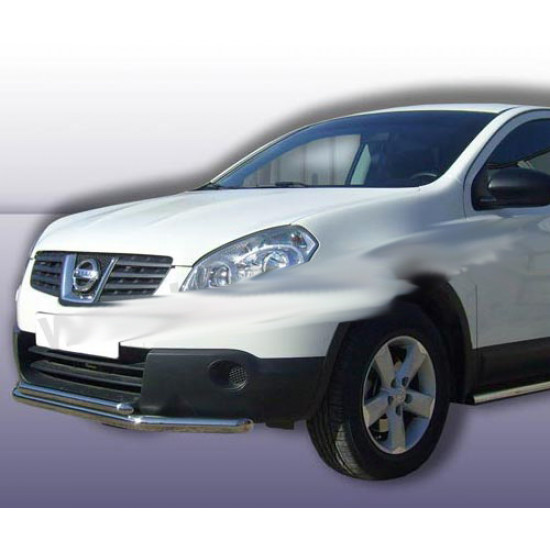 Передній подвійний вус ST014 (нерж) 70/48 мм для Nissan Qashqai 2007-2010 рр