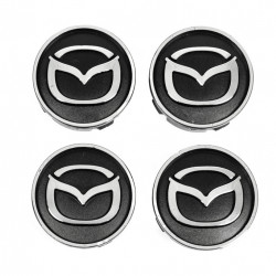 Ковпачки диски чорні maz5955tur-bl (59мм на 55мм, 4 шт) для Тюнінг Mazda