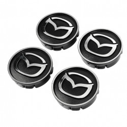 Ковпачки диски чорні maz5955tur-bl (59мм на 55мм, 4 шт) для Тюнінг Mazda
