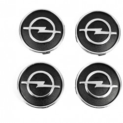 Ковпачки диски чорні o9555tur-bl (59мм на 55мм, 4 шт) для Тюнінг Opel