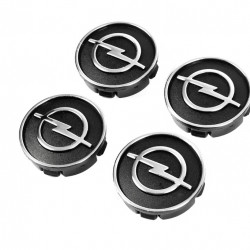 Ковпачки диски чорні o9555tur-bl (59мм на 55мм, 4 шт) для Тюнінг Opel