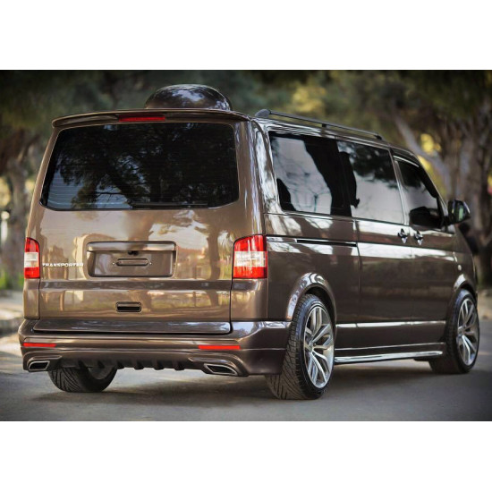 Задня нижня накладка Sport 2 (під фарбування) для Volkswagen T5 Transporter 2003-2010 рр