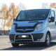 Кенгурятник з вусами WT003-Plus (нерж.) для Opel Vivaro 2001-2015 рр