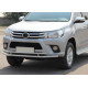 Передній захист ST018 (нерж) для Toyota Hilux 2015-2024 рр