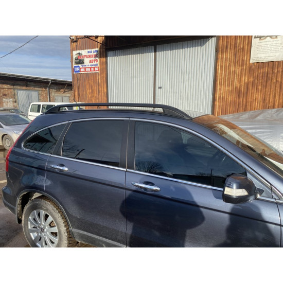 Рейлінги чорні (Crown) для Honda CRV 2007-2011рр