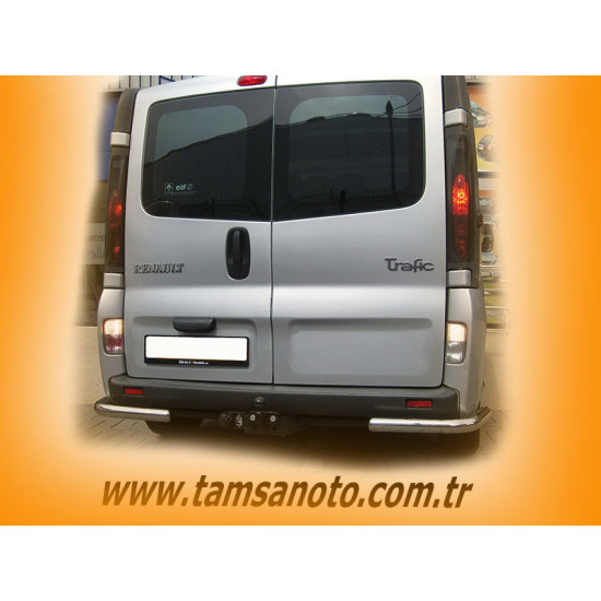 Задні куточки AK003 (нерж) для Renault Trafic 2001-2015 рр