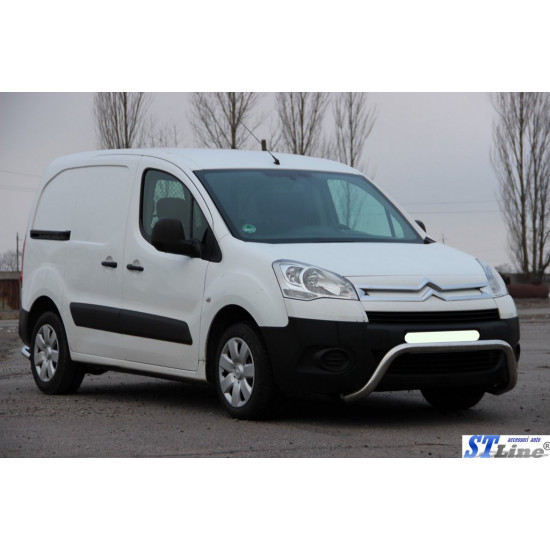 Кенгурятник WT007 (нерж.) для Citroen Berlingo 2008-2018 рр