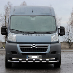 Передня дуга ST015 (нерж.) для Peugeot Boxer 2006-2024 та рр