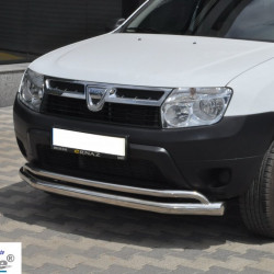 Передній захист ST017 (нерж.) для Renault Duster 2008-2017 рр