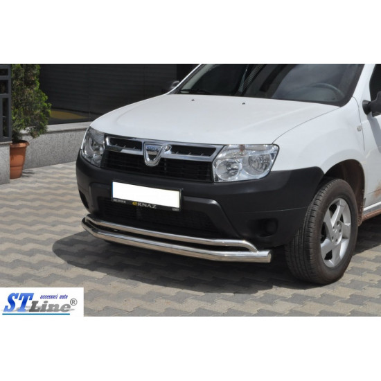 Передній захист ST017 (нерж.) для Renault Duster 2008-2017 рр