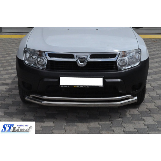 Передній захист ST017 (нерж.) для Renault Duster 2008-2017 рр