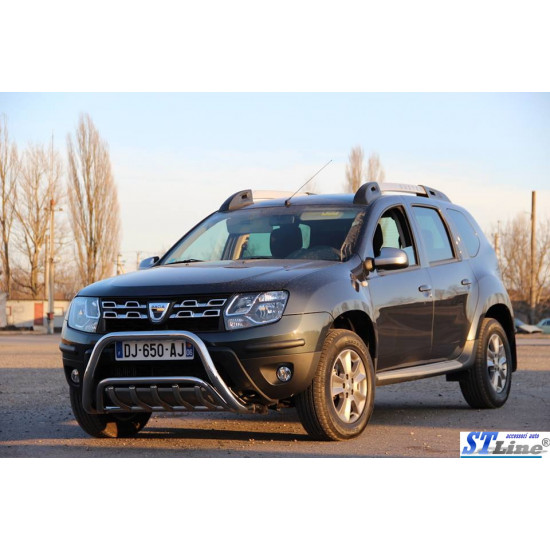 Кенгурятник WT002 (нерж) для Renault Duster 2008-2017 рр