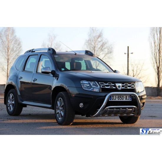 Кенгурятник WT002 (нерж) для Renault Duster 2008-2017 рр