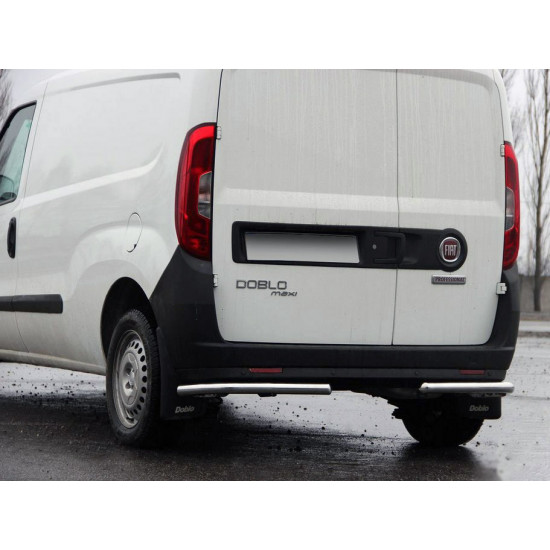 Задні куточки AK003 (нерж.) для Fiat Doblo II 2010-2022 рр