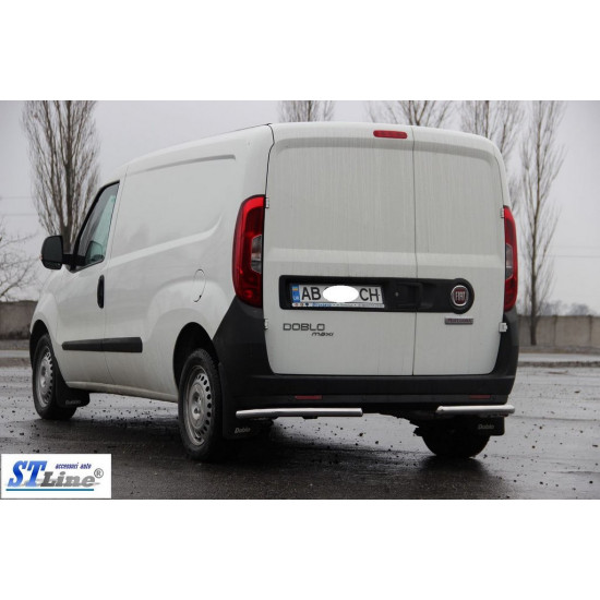 Задні куточки AK003 (нерж.) для Fiat Doblo II 2010-2022 рр