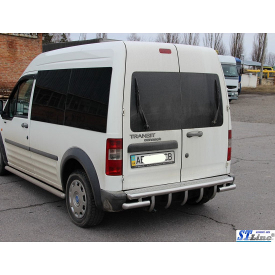 Задня дуга AK-design (нерж.) для Ford Connect 2002-2006 рр