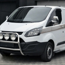 Кенгурятник WT022 (нерж.) для Ford Custom 2013-2022 рр