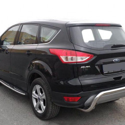 Задня дуга AK007 (нерж) для Ford Kuga/Escape 2013-2019 рр