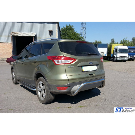 Задня дуга AK007 (нерж) для Ford Kuga/Escape 2013-2019 рр