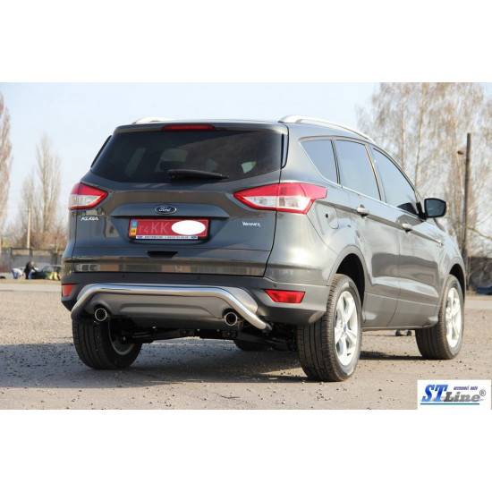 Задня дуга AK007 (нерж) для Ford Kuga/Escape 2013-2019 рр