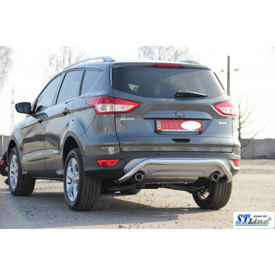 Задня дуга AK007 (нерж) для Ford Kuga/Escape 2013-2019 рр