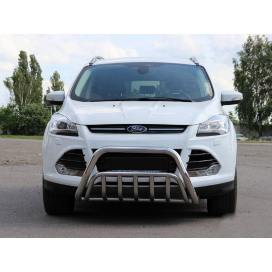 Кенгурятник WT002 (нерж.) для Ford Kuga/Escape 2013-2019 рр