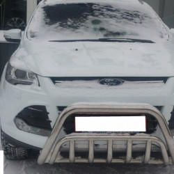 Кенгурятник WT002 (нерж.) для Ford Kuga/Escape 2013-2019 рр