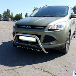 Кенгурятник WT004 (нерж.) для Ford Kuga/Escape 2013-2019 рр