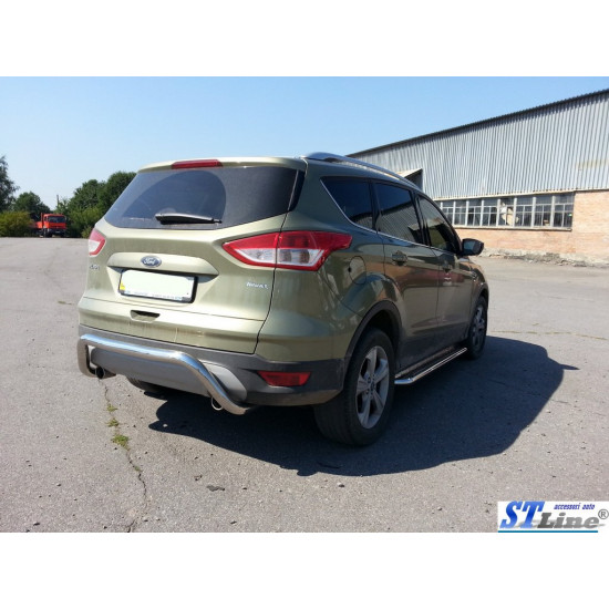 Задня дуга AK007 (нерж) для Ford Kuga 2008-2013 рр