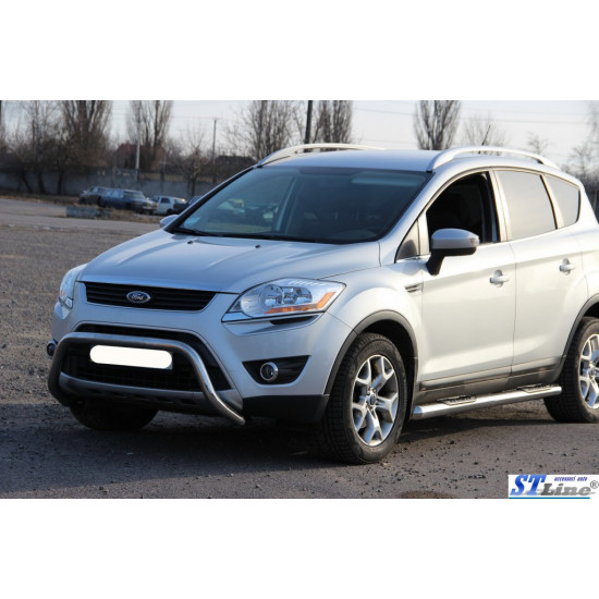 Кенгурятник WT007 (нерж.) для Ford Kuga 2008-2013 рр