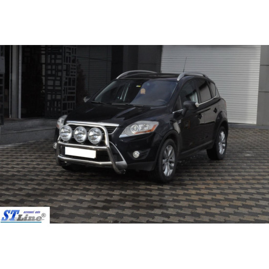 Кенгурятник WT018 (нерж.) для Ford Kuga 2008-2013 рр