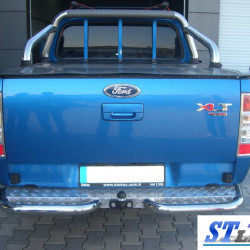 Задні кути AK003 (2 шт., нерж.) для Ford Ranger 2007-2011 рр