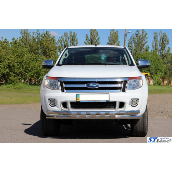 Передній захист ST016 (нерж.) для Ford Ranger 2011-2022 рр