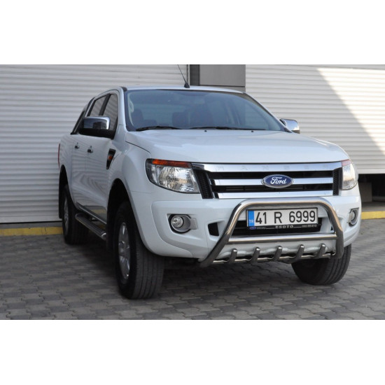 Передній захист WT003 (нерж.) для Ford Ranger 2011-2022 рр