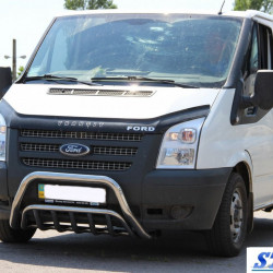 Кенгурятник WT002 (2006-2014, нерж.) для Ford Transit рр