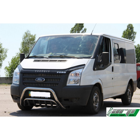 Кенгурятник WT002 (2006-2014, нерж.) для Ford Transit рр