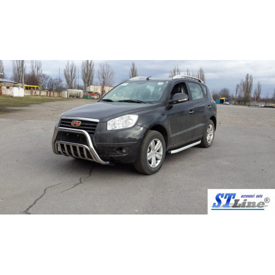 Кенгурятник WT002 (нерж.) для Geely Emgrand X7