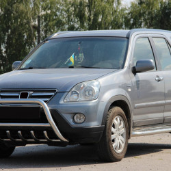 Кенгурятник WT003 (нерж.) для Honda CRV 2001-2006 років