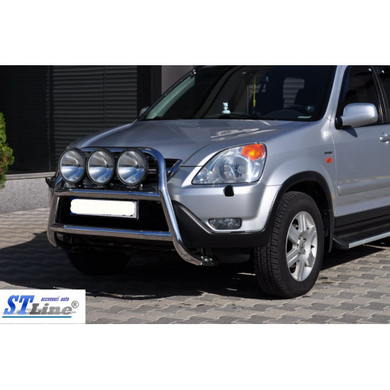 Кенгурятник WT018 (нерж.) для Honda CRV 2001-2006 років