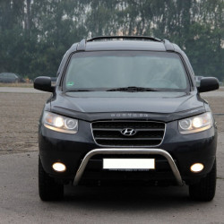 Кенгурятник WT007 (нерж.) для Hyundai Santa Fe 2 2006-2012рр