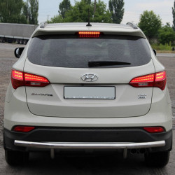 Задня дуга AK002 (нерж.) для Hyundai Santa Fe 3 2012-2018рр