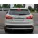 Задня дуга AK002 (нерж.) для Hyundai Santa Fe 3 2012-2018рр