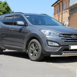 Передня дуга ST014 (нерж.) для Hyundai Santa Fe 3 2012-2018рр