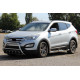 Передня дуга WT003 (нерж.) для Hyundai Santa Fe 3 2012-2018рр