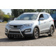 Передня дуга WT003 (нерж.) для Hyundai Santa Fe 3 2012-2018рр